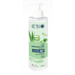Cé'Bio Lait Démaquillant Hydratant Aloé vera 200 ml  maquillage bio les copines bio