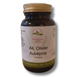 Herboristerie de Paris Ail Olivier Aubépine 120 gélules Complément alimentaire Santé coeur les copines bio