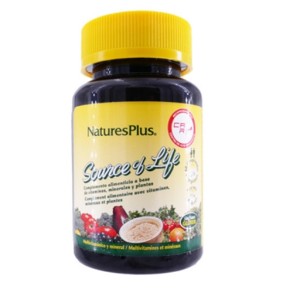 Nature's Plus Source de Vie Adulte 60 Comprimés multivitamines multiminéraux plantes les copines bio
