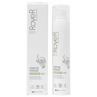 Royer Crème visage hydratante bave d’escargot bio 50ml bave d'escargot bio Texture non grasse les copines bio