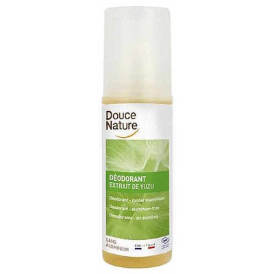 Douce nature Déodorant bio à l'extrait de Yuzu 125ml Déodorant spray corporel 125 ml sauge les copines bio