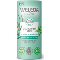 Weleda Déodorant solide 24H Eucalyptus Menthe poivrée 50g deodorant stick bio les copines bio