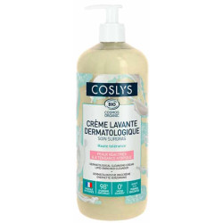 Coslys Crème lavante dermatologique liquide soin surgras 1 Litre gel surgras haute tolérance relipidant Les copines bio