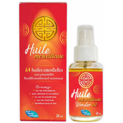 Phytofrance Huile merveilleuse aux 64 huiles essentielles 50ml massage cicatrices articulations les copines bio