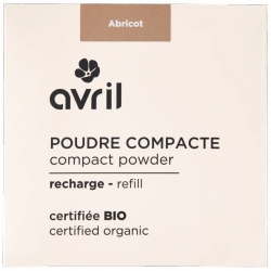 Avril cosmétique Poudre compacte Abricot 11gr maquillage bio les copines bio