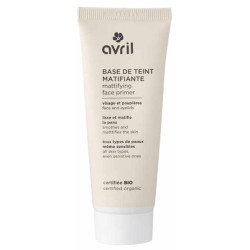Avril Cosmétique Base de teint matifiante 30 ml Base de teint sublimatrice face primer les copines bio