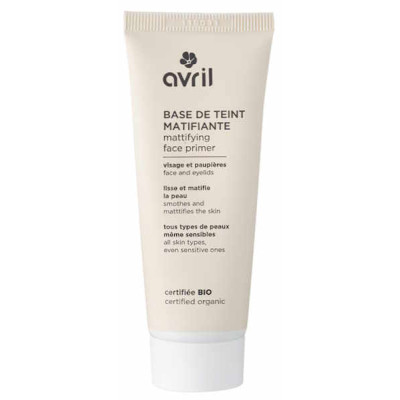 Avril Cosmétique Base de teint matifiante 30 ml Base de teint sublimatrice face primer les copines bio