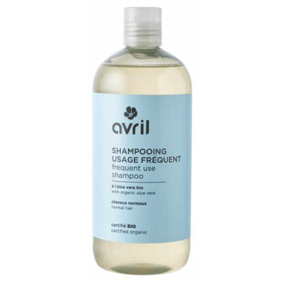 Avril cosmétique Shampoing Usage fréquent cheveux normaux 500ml hygiène bio les copines