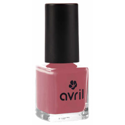 Avril Cosmétique Vernis à ongles Rose patiné 7ml apporte une teinte de rose vintage les copines bio 