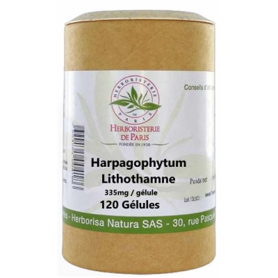 Herboristerie de Paris Harpagophytum Lithothamne 120 Gélules articulations Les copines bio