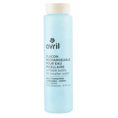 Avril Cosmétique Flacon Vide Rechargeable pour eau micellaire flacon vide recyclable Les copines bio