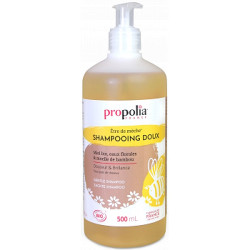 Propolia Shampoing Doux Certifié Bio Miel et Bambou 500ml shampooing douceur pour toute la famille Les copines bio