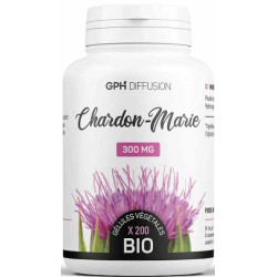 GPH Diffusion Chardon Marie Bio 200 gélules de 300mg dépuratif du foie Les copines bio