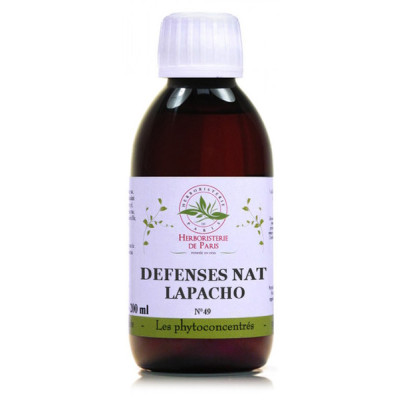 Herboristerie de Paris Phyto concentré Défenses Naturelles Lapacho 200ml pau d'arco immunité Les copines bio