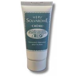 Solvarome Crème bio Tube 30ml concentré réparateur pour la peau huiles essentielles Les copines bio