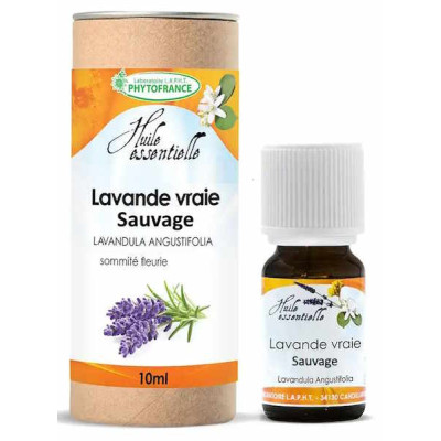 Phytofrance Huile essentielle de Lavande vraie sauvage 10ml lavandula angustifolia Les copines bio