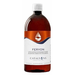 Catalyons Feryon Oligo éléments 1000ml oligo éléments ionisés fer cuivre molybdène Les copines bio