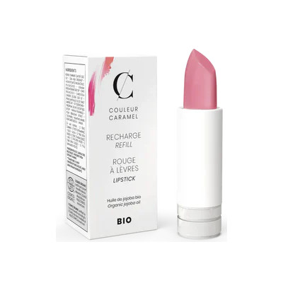 Couleur Caramel Recharge Rouge à lèvres satiné n°221 Rose moyen 3.5g brilant et superbe Les copines bio