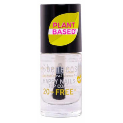 Benecos vernis à ongles TOP COAT transparent Crystal Happy nails Les copines bio
