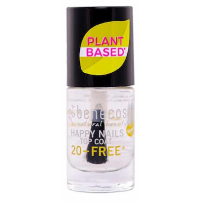 Benecos vernis à ongles TOP COAT transparent Crystal Happy nails Les copines bio