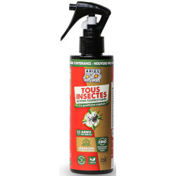 Spray insecticide action foudroyante Tous insectes 200ml Aries produit insecticide naturel Les Copines Bio