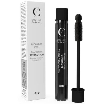 Couleur Caramel Recharge Mascara Révolution n°91 Extra noir produit de maquillage pour les yeux Les Copines Bio