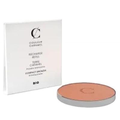 Couleur Caramel Recharge Terre Caramel No 25 - Halé mat 8,5 g produit de maquillage pour le visage Les Copines Bio