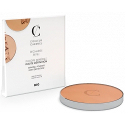 Couleur Caramel Recharge Poudre minérale Haute Définition No 003 - Beige halé 7,5 g produit de maquillage bio pour le teint Les 