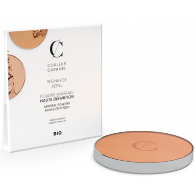 Couleur Caramel Recharge Poudre minérale Haute Définition No 003 - Beige halé 7,5 g produit de maquillage bio pour le teint Les 