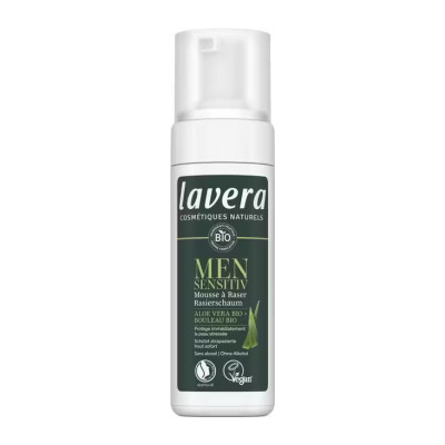 Lavera Mousse à raser douceur Men sensitiv rasage bio les copines bio