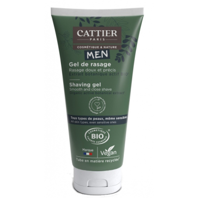 Cattier Gel de rasage homme tous types de peaux-150 ml - Les Copines Bio