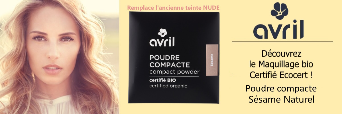 la poudre compacte sésame se place dans un boitier rechargeable grand format