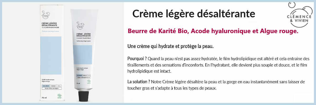 cr&egrave;me desalt&eacute;rante cl&eacute;mence et vivien nouveau